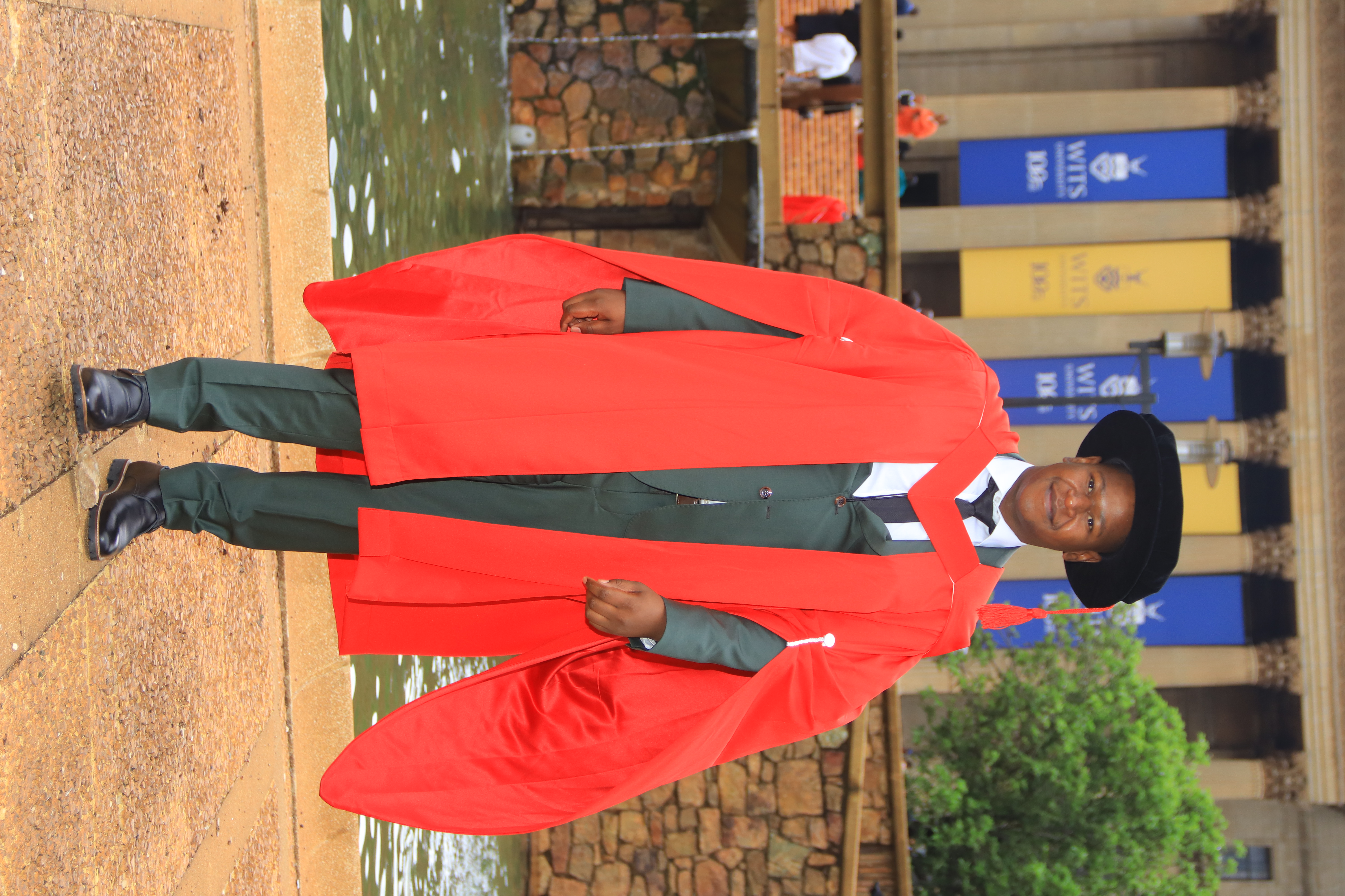 Humphrey Tlou's graduation